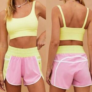 BEACH RIOT Cliff Short Prism Pink Size Small Lightweight Athleisure Sporty